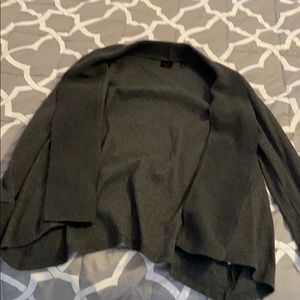 Gray pull over sweater